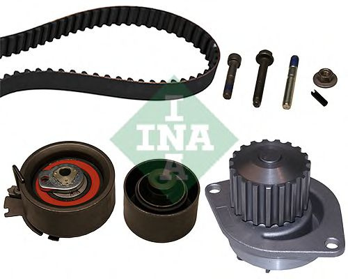 Set pompa apa + curea dintata PEUGEOT 307 (3A/C) (2000 - 2016) INA 530 0237 30 piesa NOUA