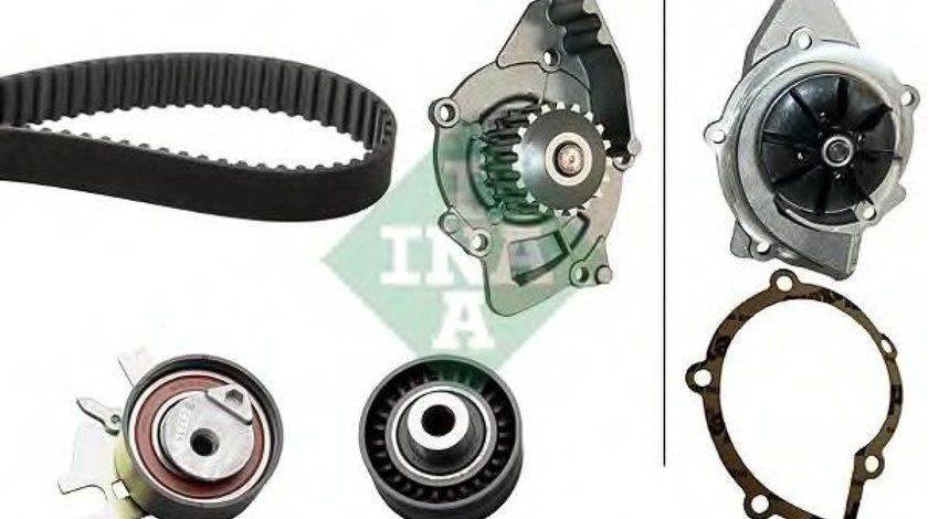 Set pompa apa + curea dintata PEUGEOT 307 (3A/C) (2000 - 2016) INA 530 0449 30 piesa NOUA