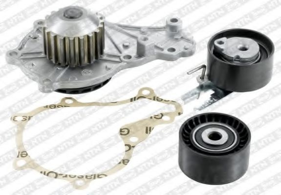 Set pompa apa + curea dintata PEUGEOT 407 (6D) (2004 - 2016) SNR KDP459.420 piesa NOUA