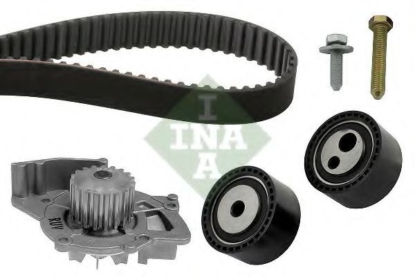 Set pompa apa + curea dintata PEUGEOT BOXER platou / sasiu (244) (2001 - 2016) INA 530 0368 30 piesa NOUA