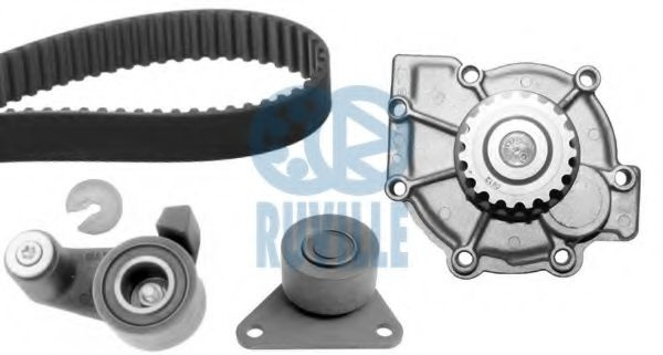 Set pompa apa + curea dintata RENAULT LAGUNA I Grandtour (K56) (1995 - 2001) RUVILLE 56512701 piesa NOUA