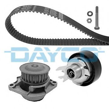 Set pompa apa + curea dintata SEAT IBIZA II (6K1) (1993 - 1999) DAYCO KTBWP2551 piesa NOUA