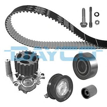 Set pompa apa + curea dintata SKODA FABIA I Combi (6Y5) (2000 - 2007) DAYCO KTBWP4291 piesa NOUA