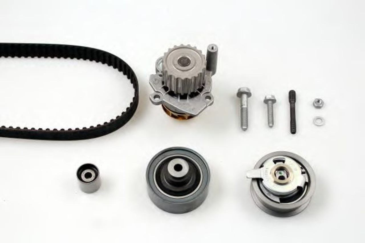 Set pompa apa + curea dintata SKODA FABIA I Combi (6Y5) (2000 - 2007) HEPU PK05630 piesa NOUA