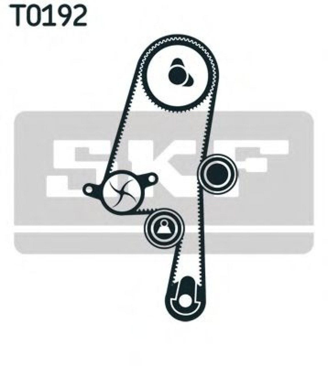 Set pompa apa + curea dintata VOLVO V60 (2010 - 2016) SKF VKMC 06220 piesa NOUA