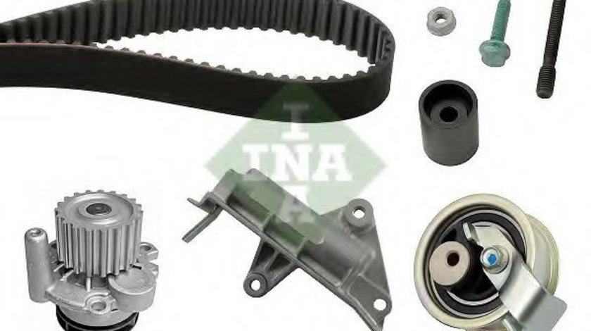 Set pompa apa + curea dintata VW GOLF IV (1J1) (1997 - 2005) INA 530 0177 30 piesa NOUA