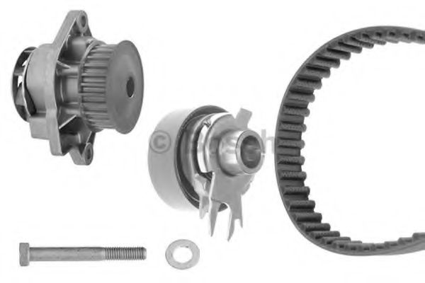 Set pompa apa + curea dintata VW LUPO (6X1, 6E1) (1998 - 2005) BOSCH 1 987 948 865 piesa NOUA