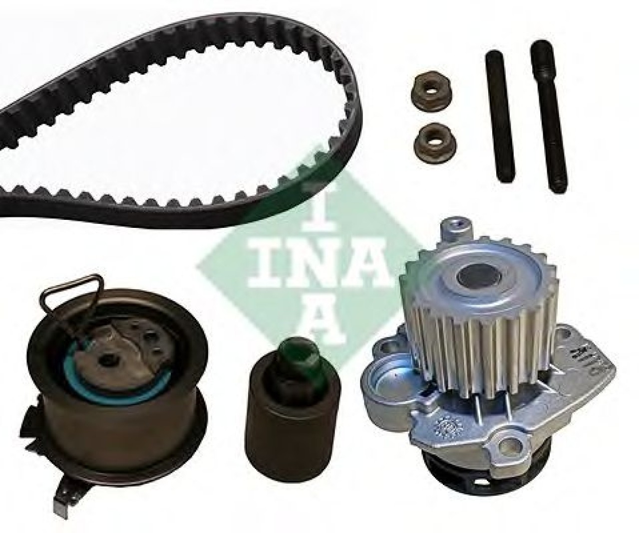 Set pompa apa + curea dintata VW PASSAT (3C2) (2005 - 2010) INA 530 0201 33 piesa NOUA