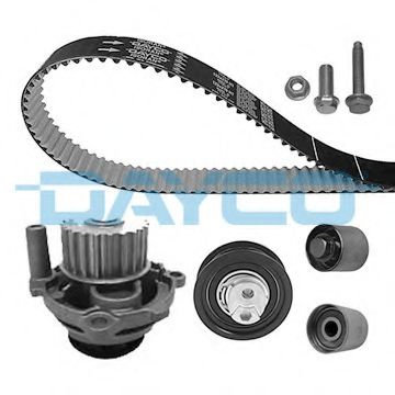 Set pompa apa + curea dintata VW TOURAN (1T1, 1T2) (2003 - 2010) DAYCO KTBWP6140 piesa NOUA