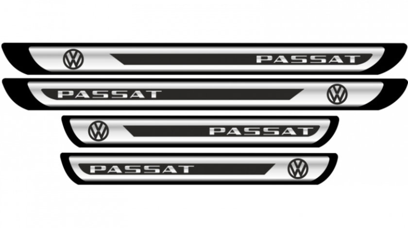 Set Protectie Praguri Sticker Crom Volkswagen Passat V2