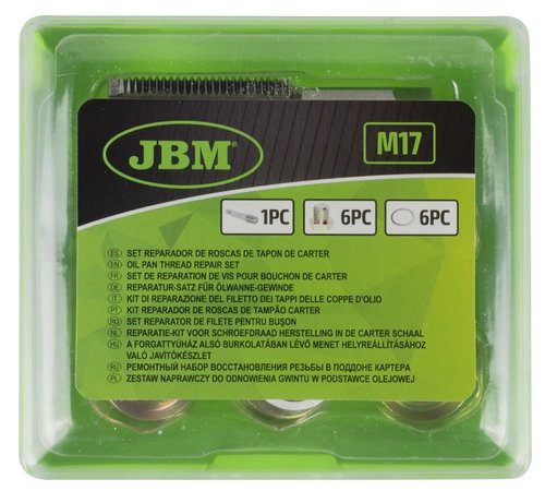 Set Reparare Filete Pentru Buson Baie Ulei M17 Jbm 53237