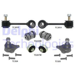 Set reparatie, BARA stabilizatoare punte fata (TC1970KIT DELPHI) SEAT,SKODA,VW