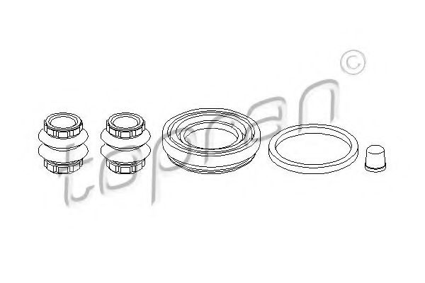 Set reparatie, etrier SEAT CORDOBA (6K2) (1999 - 2002) TOPRAN 109 965 piesa NOUA