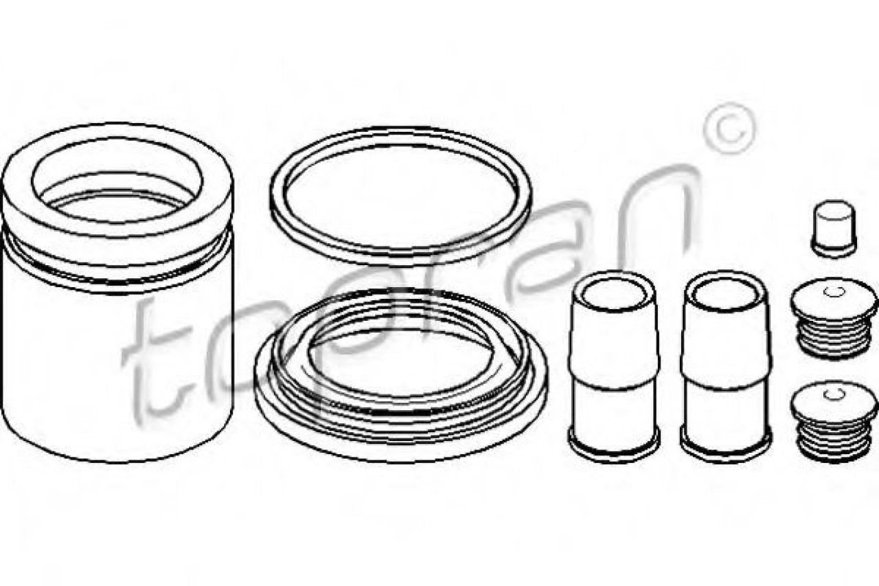 Set reparatie, etrier SKODA OCTAVIA I Combi (1U5) (1998 - 2010) TOPRAN 111 691 piesa NOUA