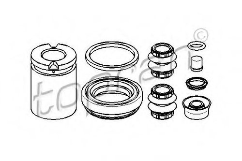 Set reparatie, etrier VW GOLF V (1K1) (2003 - 2009) TOPRAN 111 690 piesa NOUA