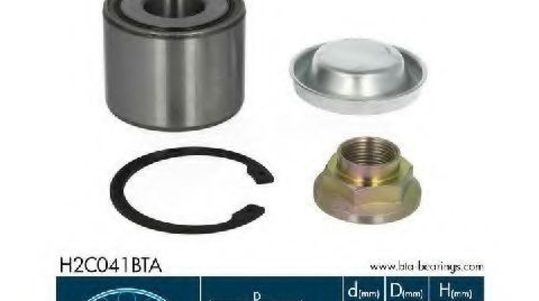 Set rulment roata CITROEN C4 I (LC) (2004 - 2011) BTA H2C041BTA piesa NOUA