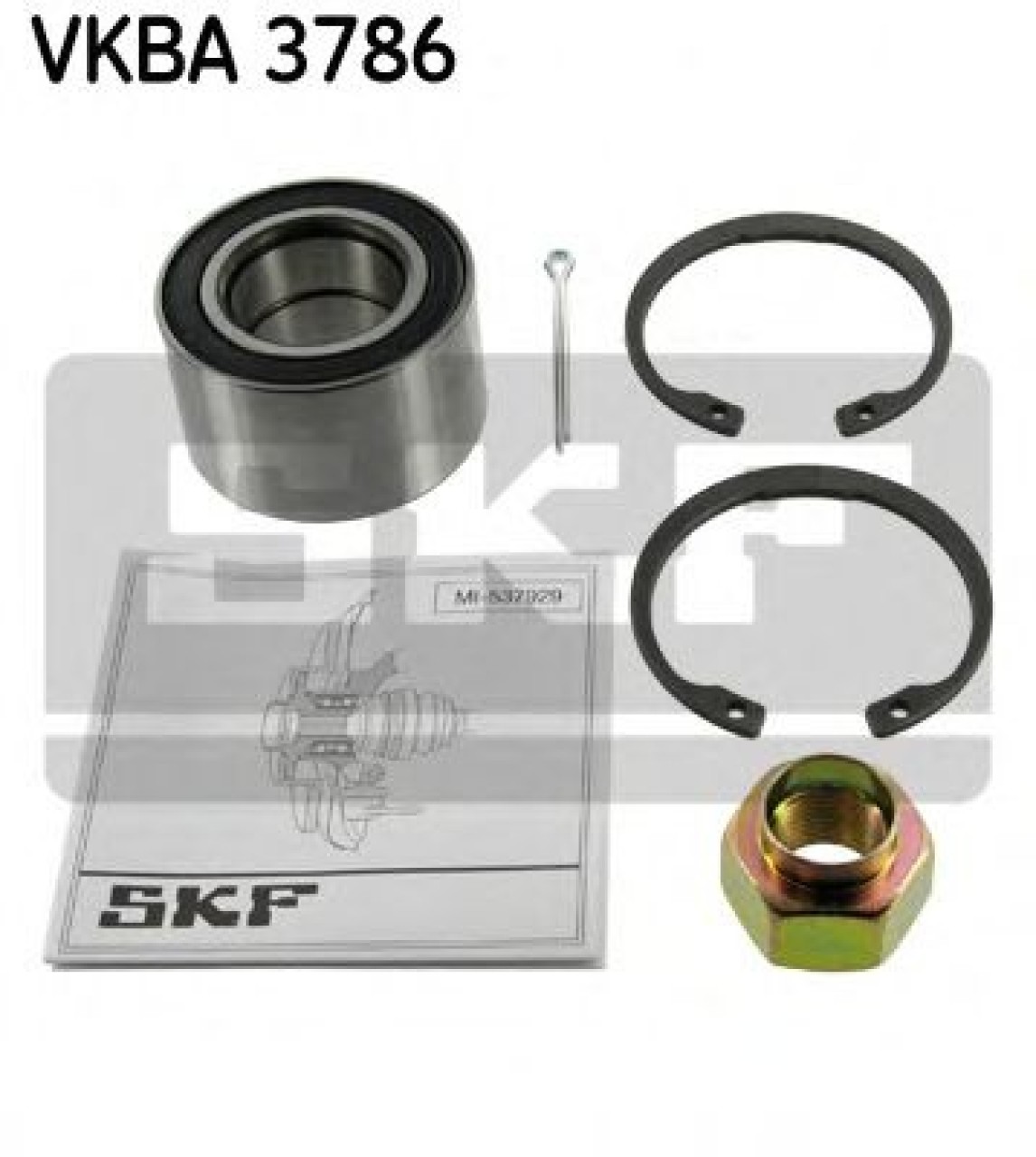 Set rulment roata DAEWOO LANOS (KLAT) (1997 - 2016) SKF VKBA 3786 piesa NOUA