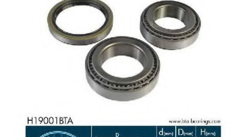 Set rulment roata ISUZU TROOPER (1998 - 2016) BTA H19001BTA piesa NOUA