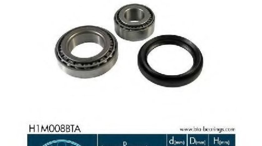 Set rulment roata MERCEDES SPRINTER 2-t caroserie (901, 902) (1995 - 2006) BTA H1M008BTA piesa NOUA