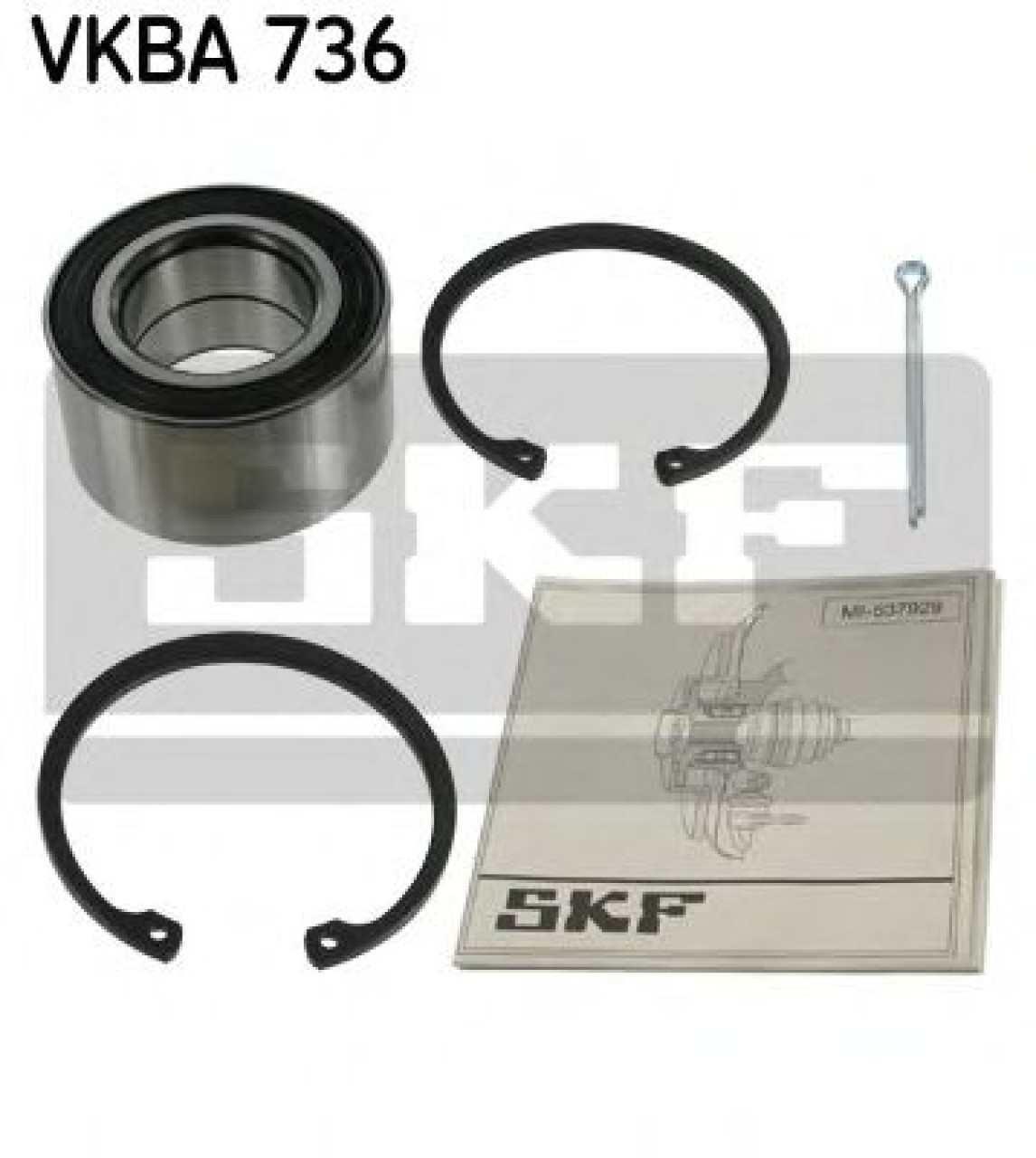 Set rulment roata OPEL ASTRA F Hatchback (53, 54, 58, 59) (1991 - 1998) SKF VKBA 736 piesa NOUA