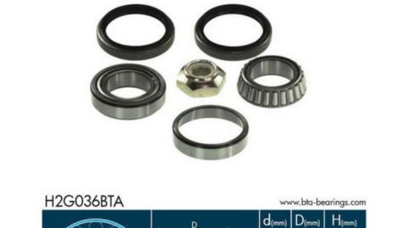 Set rulment roata puntea spate (H2G036BTA BTA) FORD