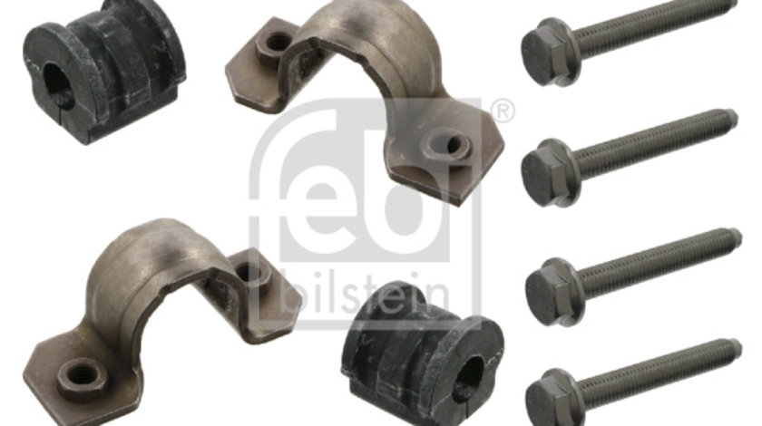 Set rulment, stabilizator Axa fata ambele parti (37657 FEBI BILSTEIN) AUDI,SEAT,SKODA,VW