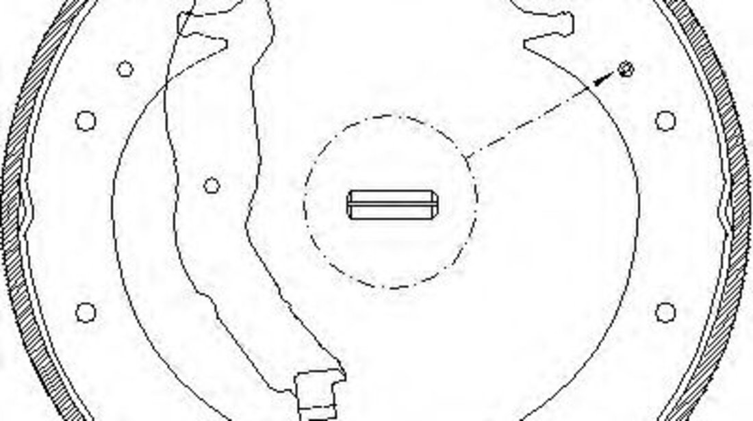 Set saboti frana BMW Seria 3 Compact (E36) (1994 - 2000) REMSA 4396.00 piesa NOUA