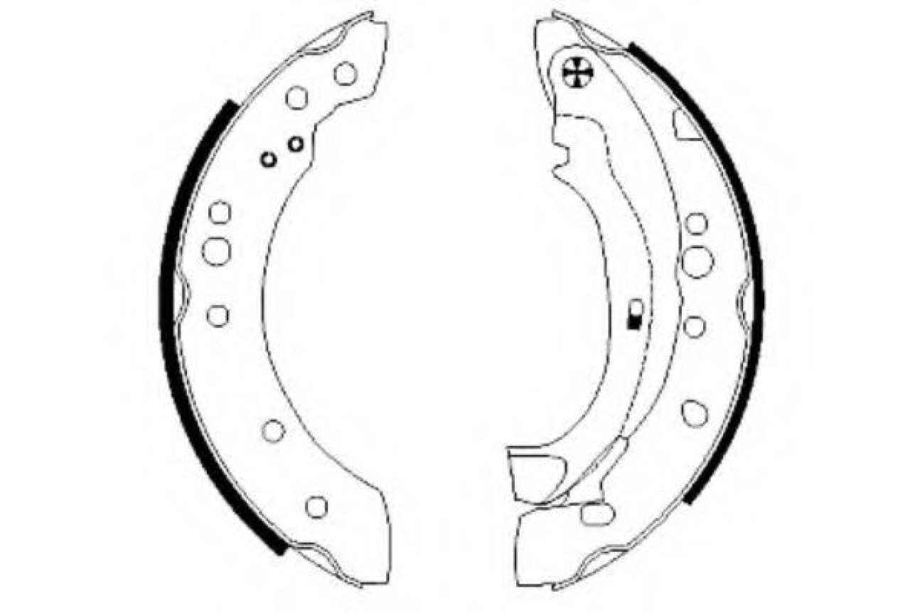 Set saboti frana CITROEN C2 ENTERPRISE (2009 - 2016) TEXTAR 91059800 piesa NOUA