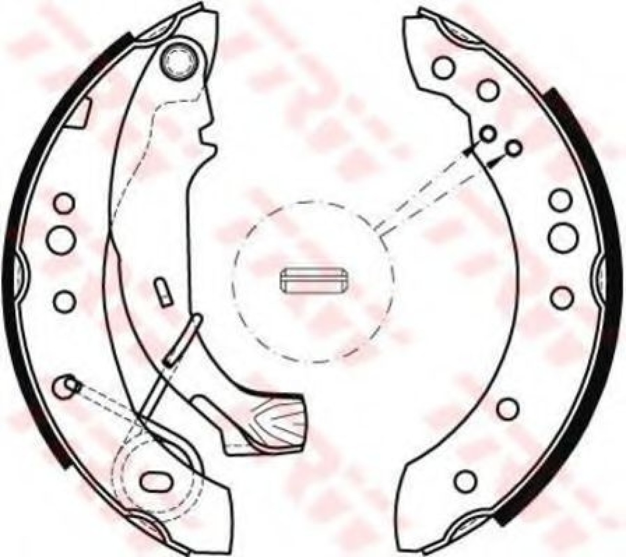 Set saboti frana CITROEN C2 (JM) (2003 - 2016) TRW GS8467 piesa NOUA