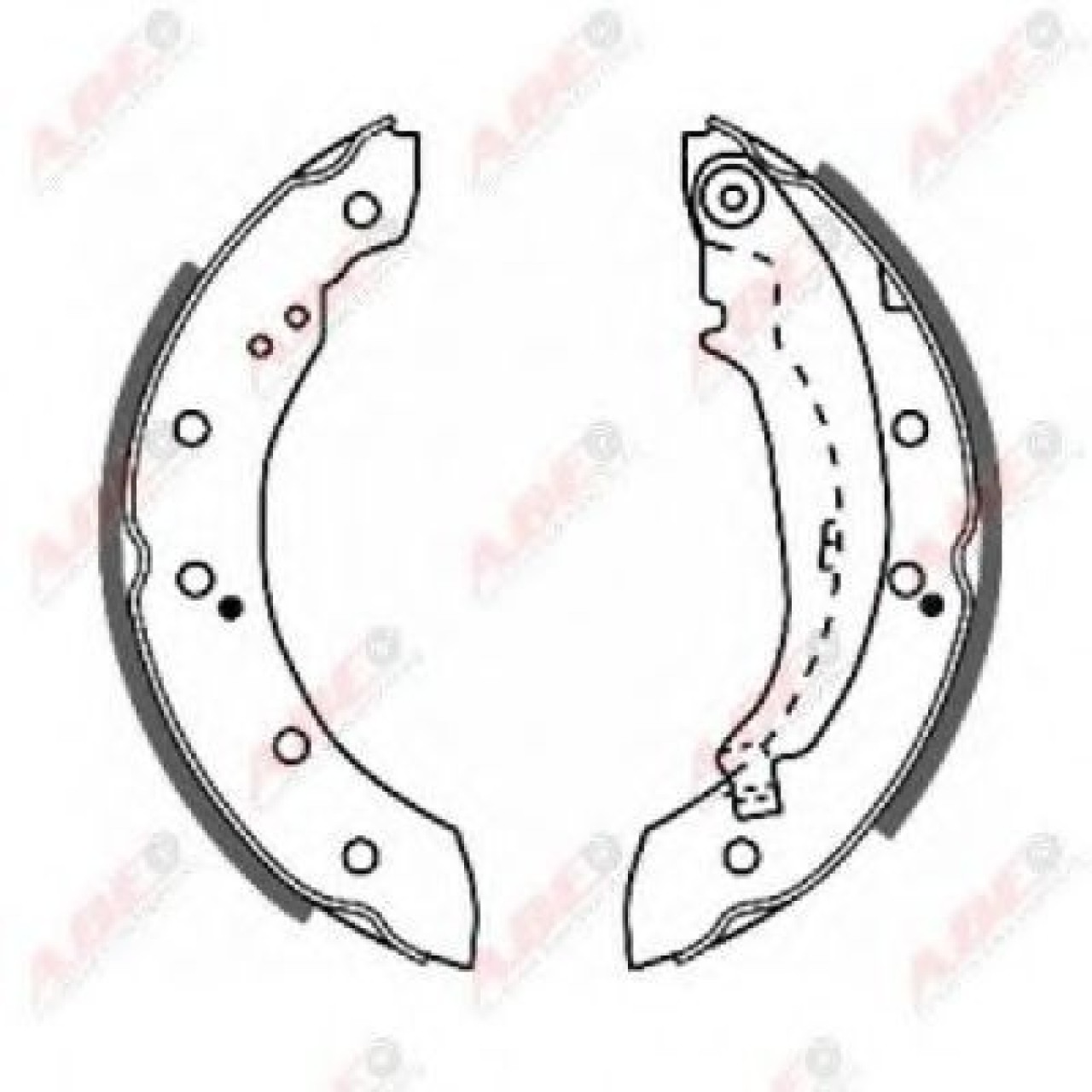 Set saboti frana CITROEN XSARA (N1) (1997 - 2005) ABE C0P014ABE piesa NOUA