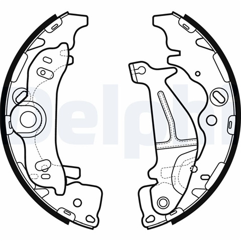 Set Saboti Frana Delphi Hyundai LS2138