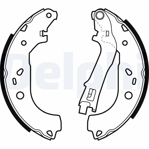 Set Saboti Frana Delphi Opel LS1979