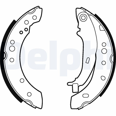 Set Saboti Frana Delphi Smart LS2013