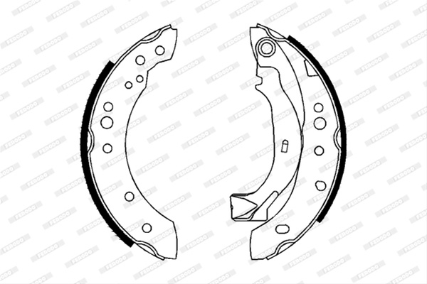 Set Saboti Frana Ferodo Citroën FSB626