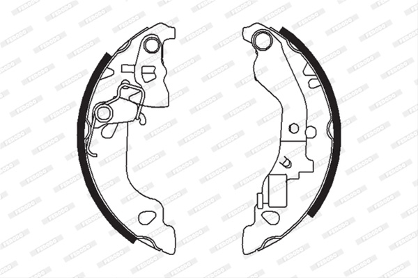 Set Saboti Frana Ferodo Fiat FSB602