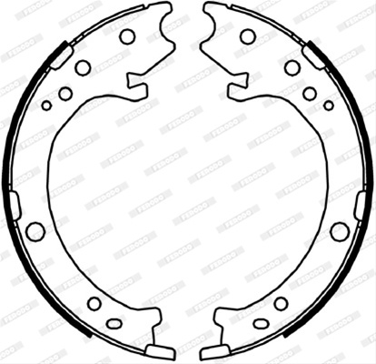 Set Saboti Frana Ferodo Honda FSB4043