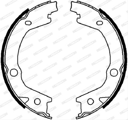 Set Saboti Frana Ferodo Kia FSB4021