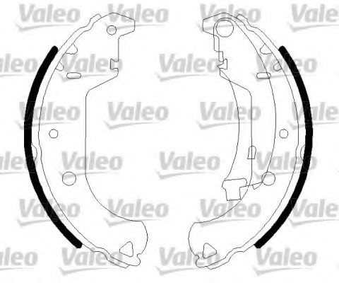 Set saboti frana FIAT DOBLO Cargo (223) (2000 - 2016) VALEO 562806 piesa NOUA