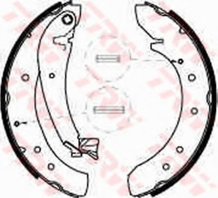 Set saboti frana FIAT DUCATO bus (230) (1994 - 2002) TRW GS8546 piesa NOUA