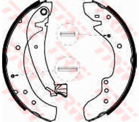 Set saboti frana FIAT DUCATO platou / sasiu (230) (1994 - 2002) TRW GS8545 piesa NOUA