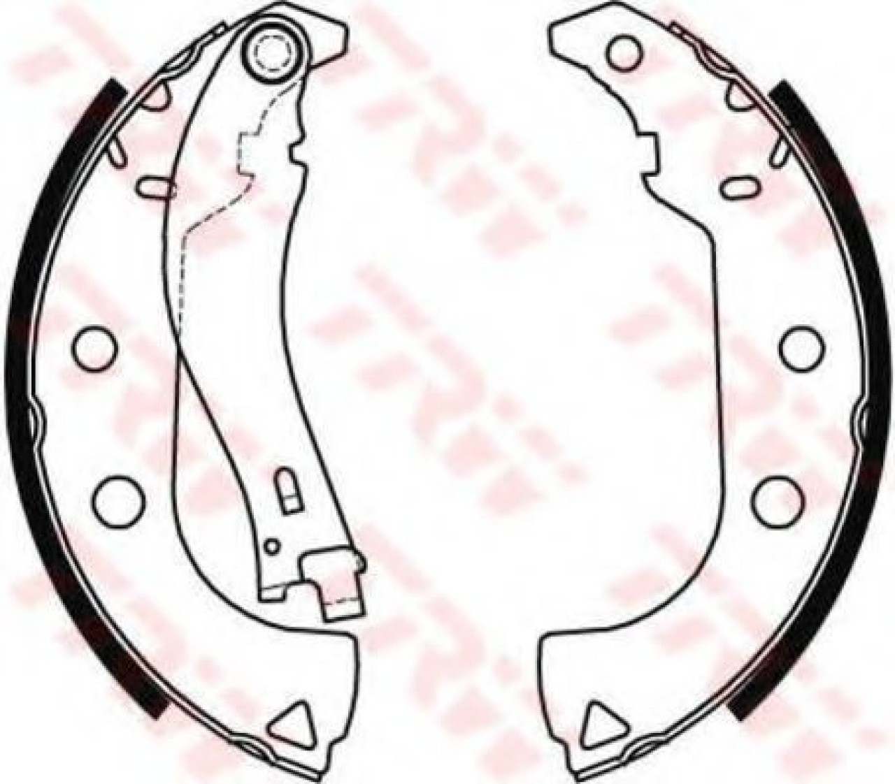 Set saboti frana FIAT FIORINO Caroserie (146) (1988 - 2016) TRW GS8484 piesa NOUA