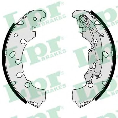 Set saboti frana FIAT QUBO (225) (2008 - 2016) LPR 09090 piesa NOUA