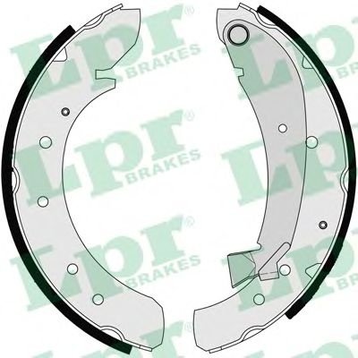 Set saboti frana FIAT SCUDO (272, 270) (2007 - 2016) LPR 07120 piesa NOUA