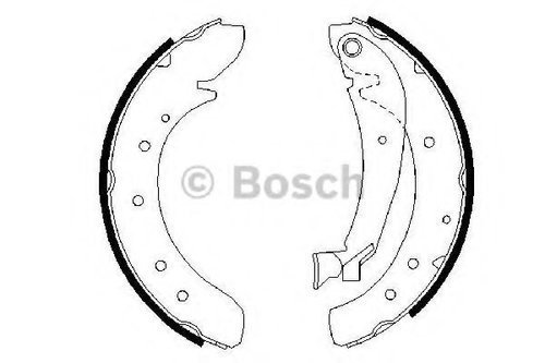 Set saboti frana FIAT SCUDO platou / sasiu (272, 270) (2007 - 2016) BOSCH 0 986 487 522 piesa NOUA