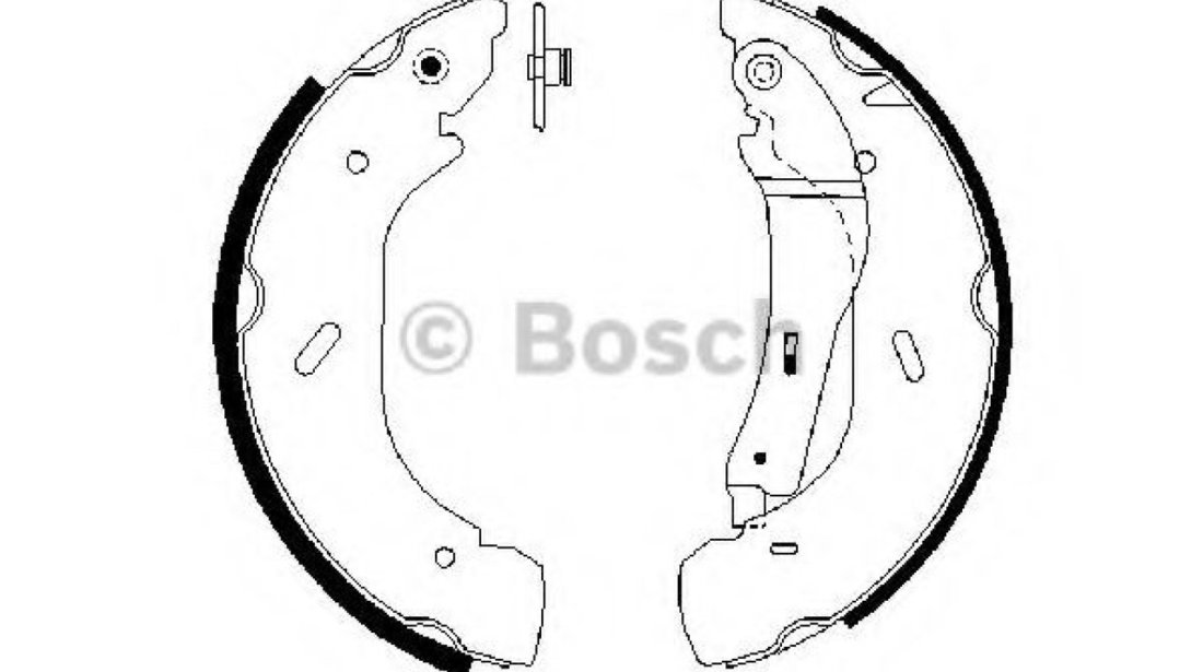 Set saboti frana FORD TRANSIT bus (FD, FB, FS, FZ, FC) (2000 - 2006) BOSCH 0 986 487 612 piesa NOUA