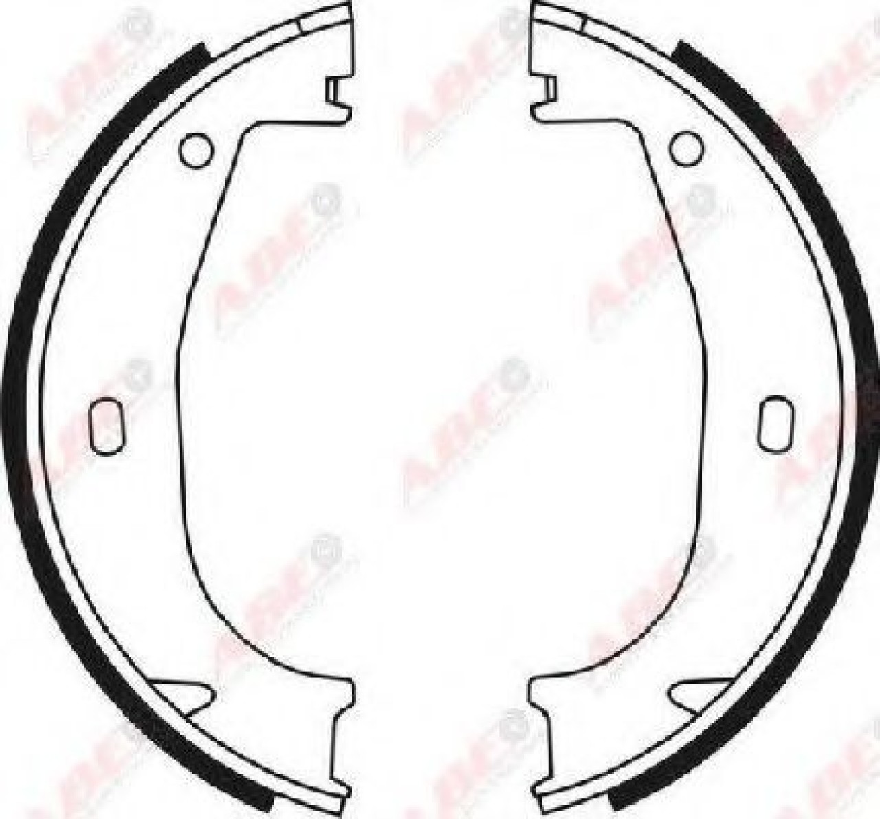 Set saboti frana, frana de mana BMW Seria 3 (E36) (1990 - 1998) ABE CRB001ABE piesa NOUA