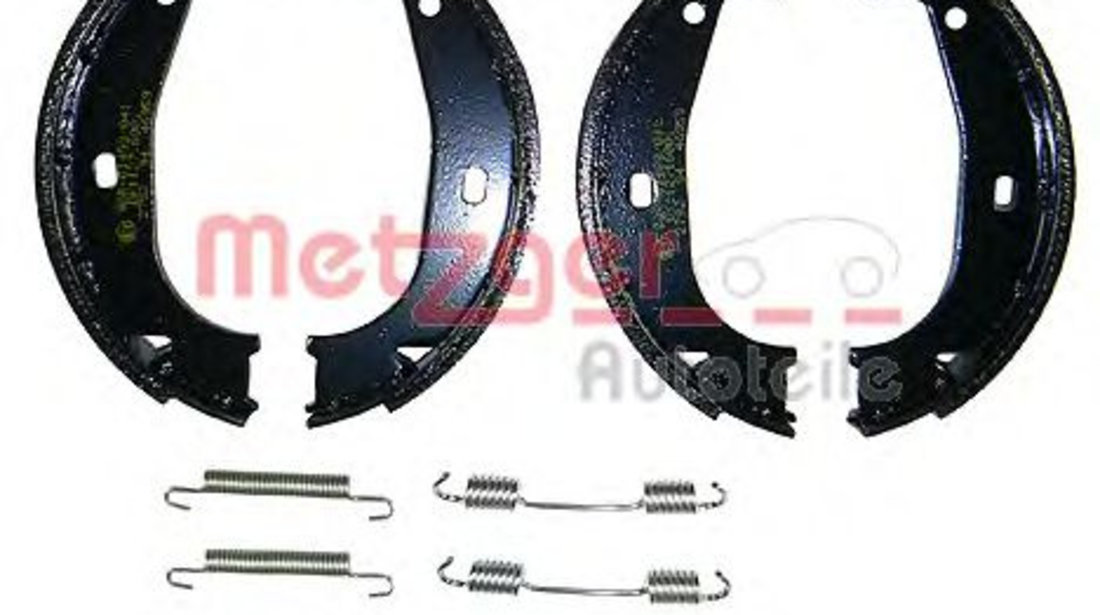 Set saboti frana, frana de mana BMW Seria 3 (E36) (1990 - 1998) METZGER KR 626 piesa NOUA