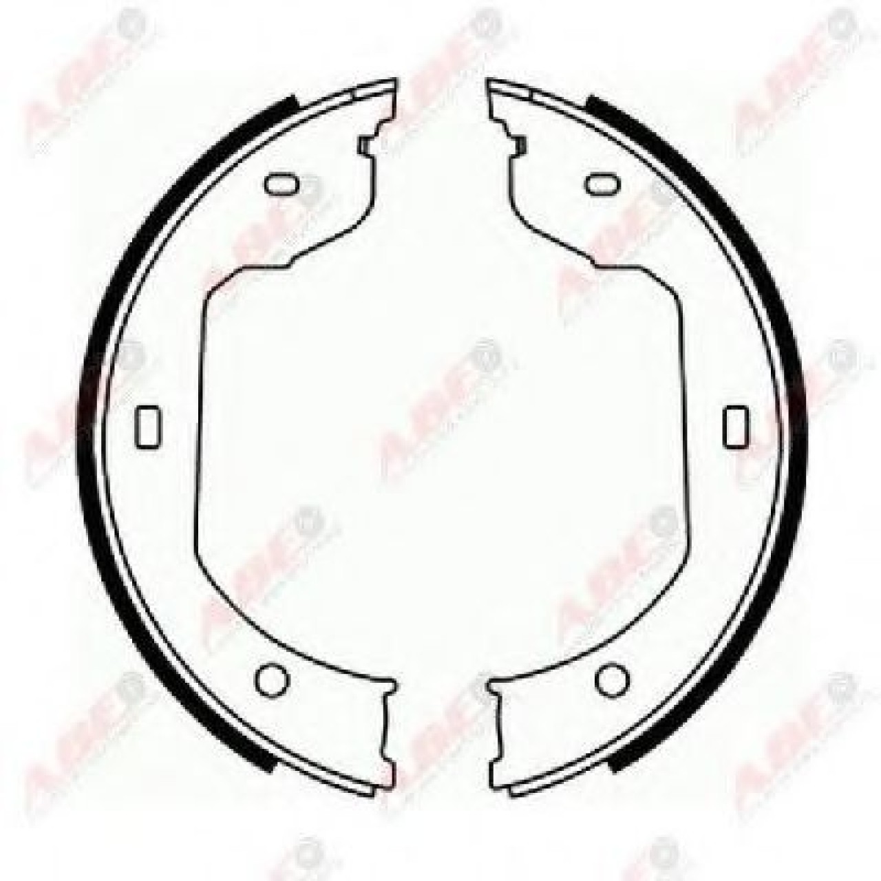 Set saboti frana, frana de mana BMW Seria 5 (E60) (2003 - 2010) ABE CRB006ABE piesa NOUA