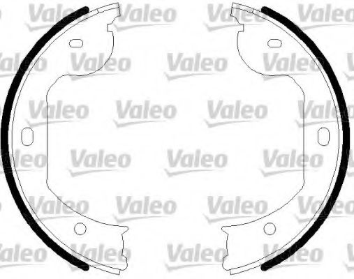 Set saboti frana, frana de mana BMW Seria 6 Cabriolet (E64) (2004 - 2010) VALEO 562805 piesa NOUA