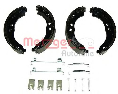 Set saboti frana, frana de mana FIAT DUCATO caroserie (250, 290) (2006 - 2016) METZGER KR 215 piesa NOUA